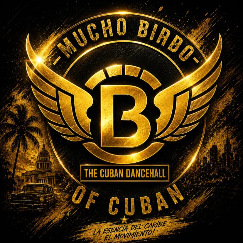 Mucho Birbo Cuban Dancehall brand artwork